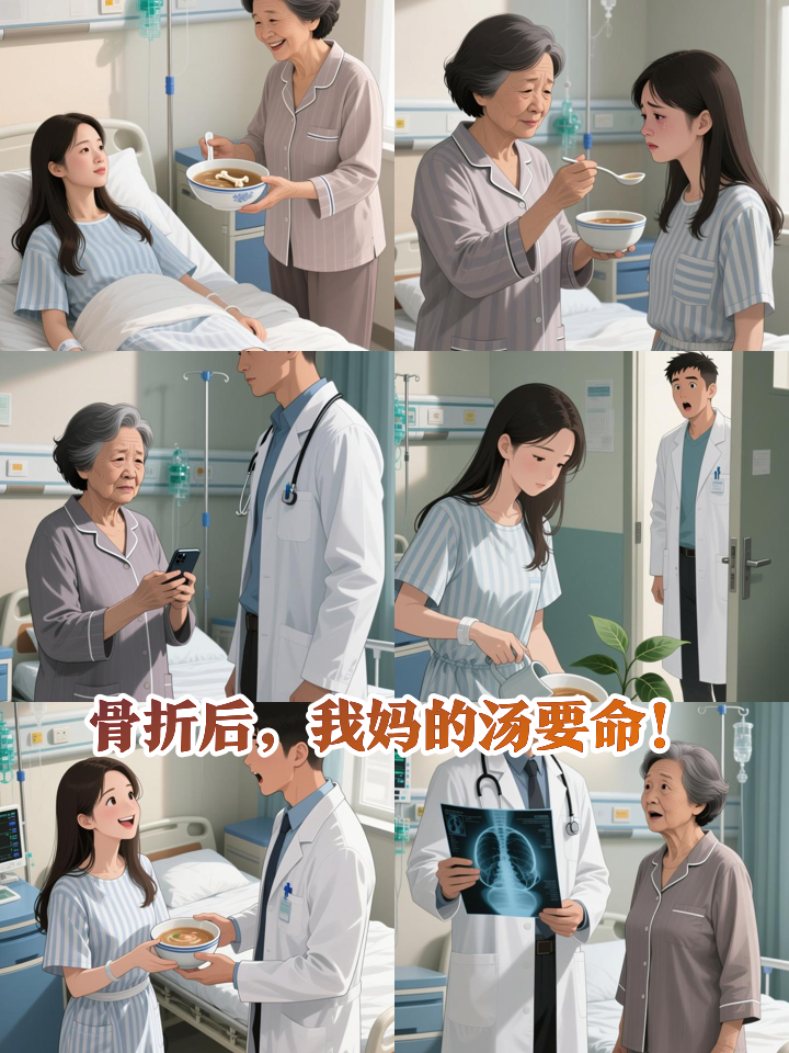 骨折后我妈狂煲骨头汤，医生一句话让她傻眼