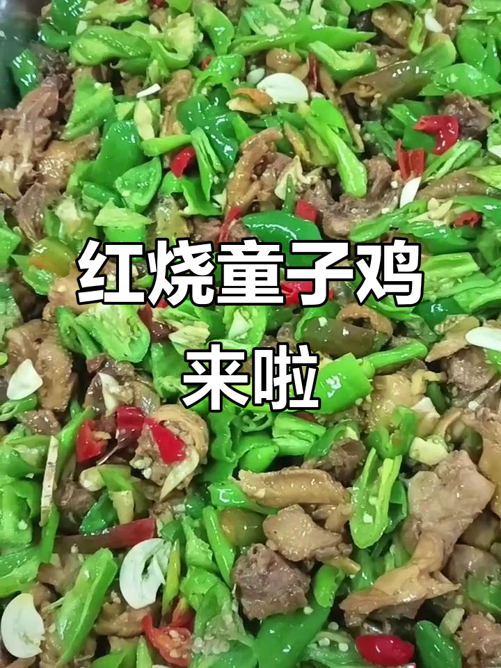 五只小公鸡红烧,青椒可放可不放