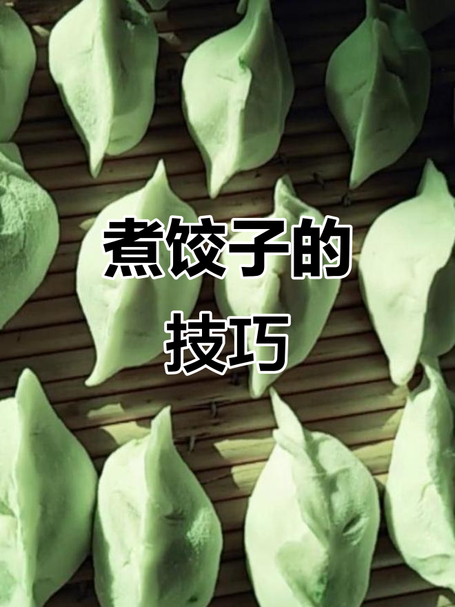 煮饺子时加盐,水开后小火慢煮,避免粘连破皮