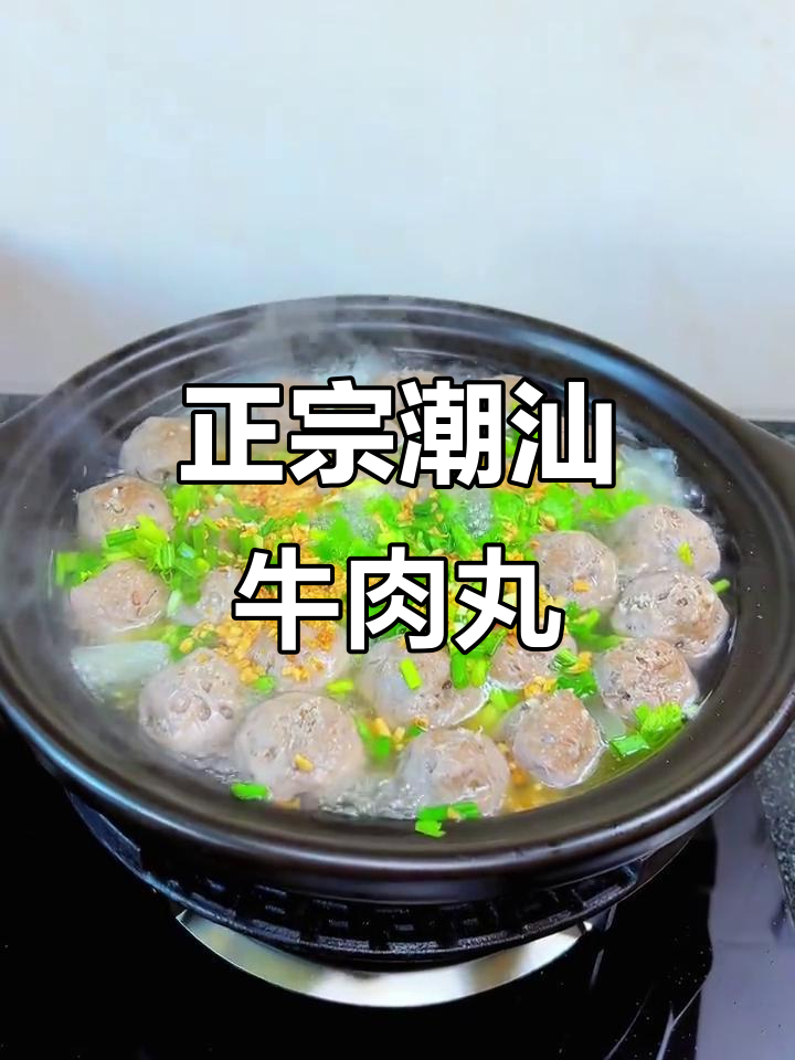 潮汕牛肉丸汤，鲜美又正宗！