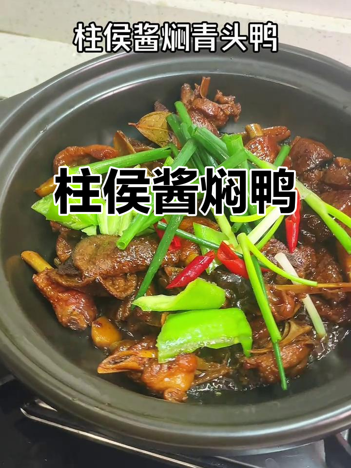 经典粤菜柱侯酱焖鸭,香气扑鼻让人无法抗拒