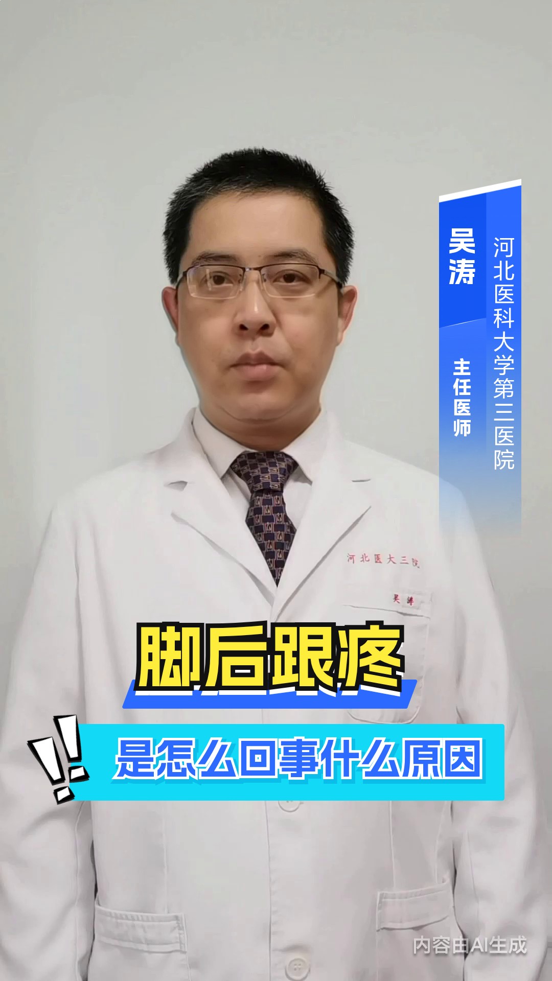脚后跟疼是怎么回事什么原因