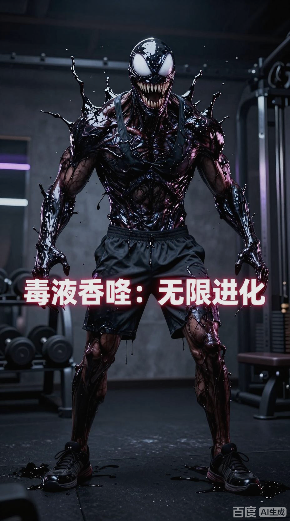 毒液吞噬肌肉男，力量无限增强