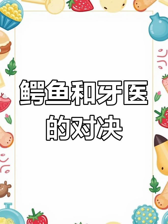 鳄鱼怕牙医,牙医也害怕!