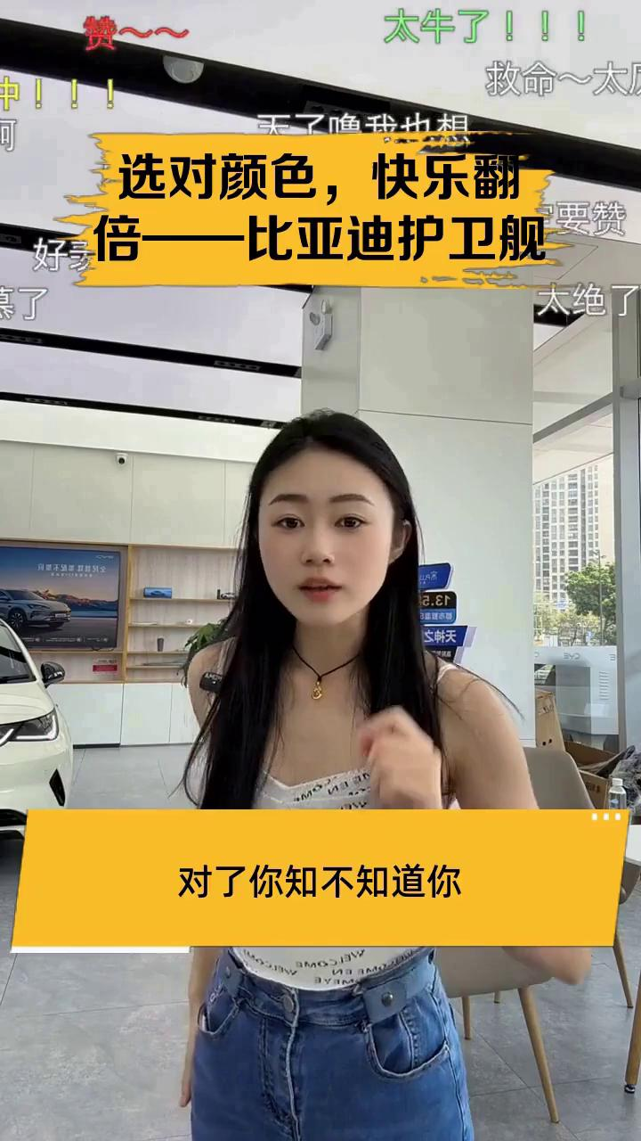选对颜色,快乐翻倍——比亚迪护卫舰