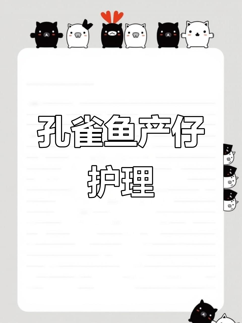 孔雀鱼怀孕21-30天,生产前需隔离,保持水质与喂食