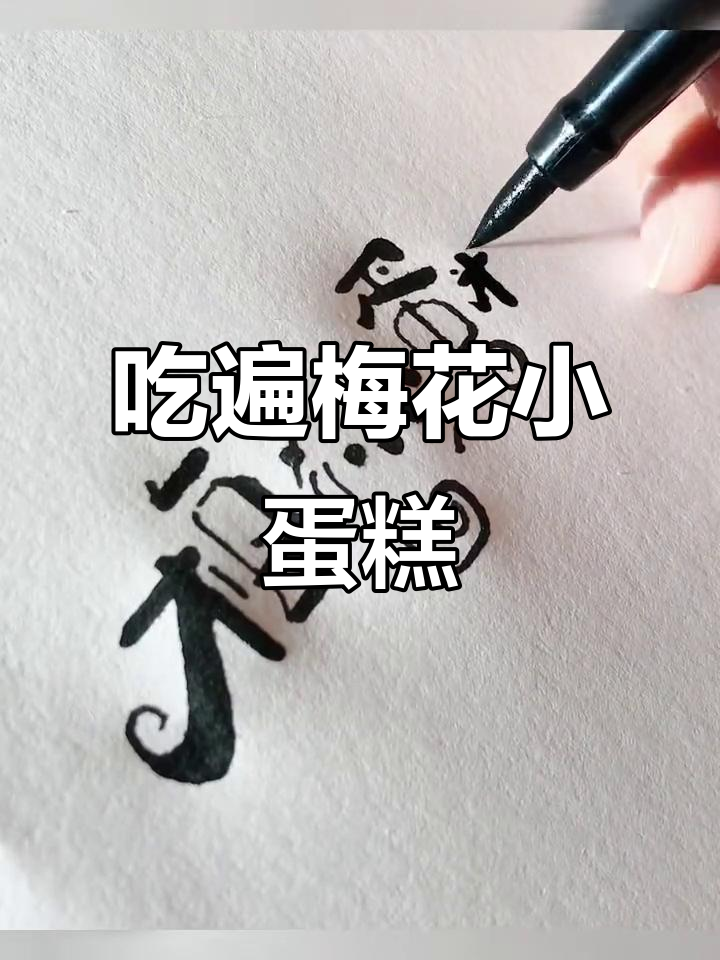 挑战梅花小蛋糕,吃遍街头美食
