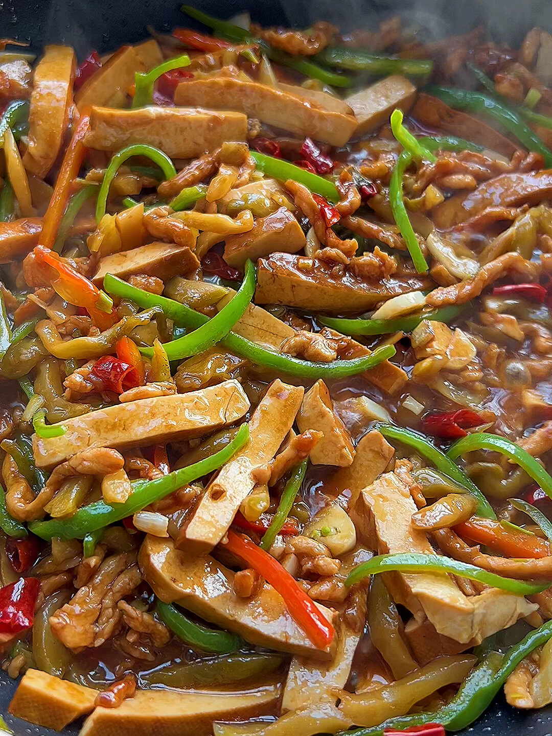 学会了这个榨菜香干肉丝,米饭你可以多吃几