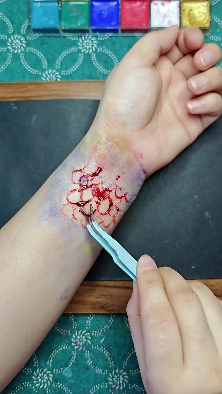 影视剧鱼鳞仿妆绘画教程,邀你共赏