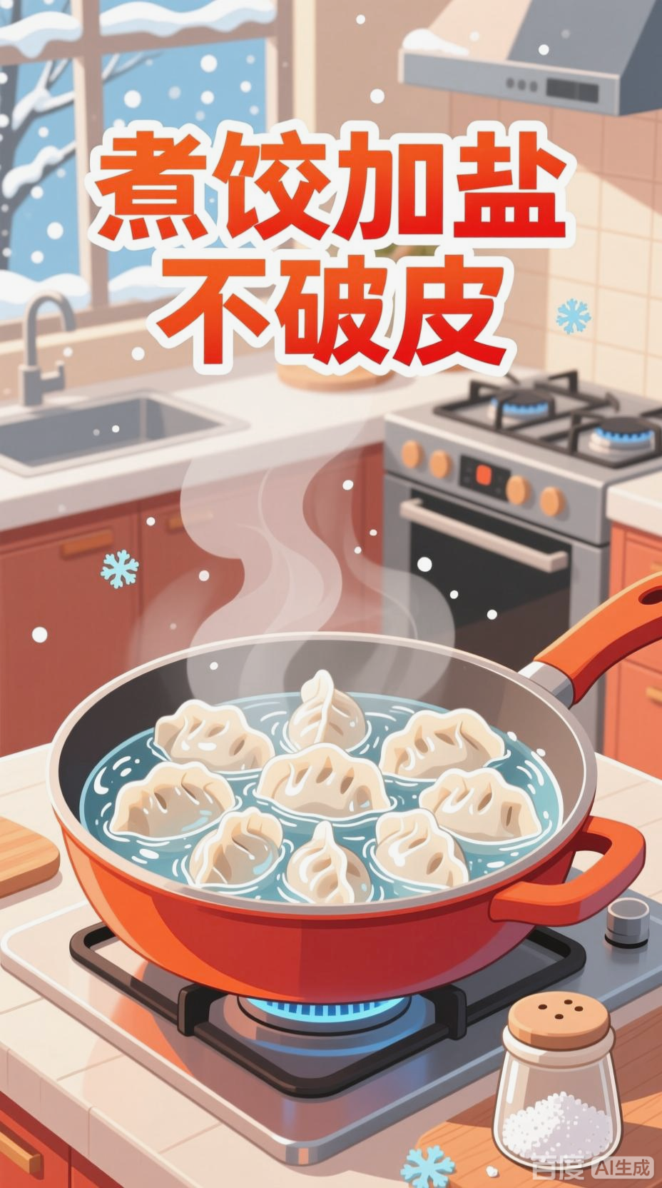 煮饺子加一物,养胃不破皮