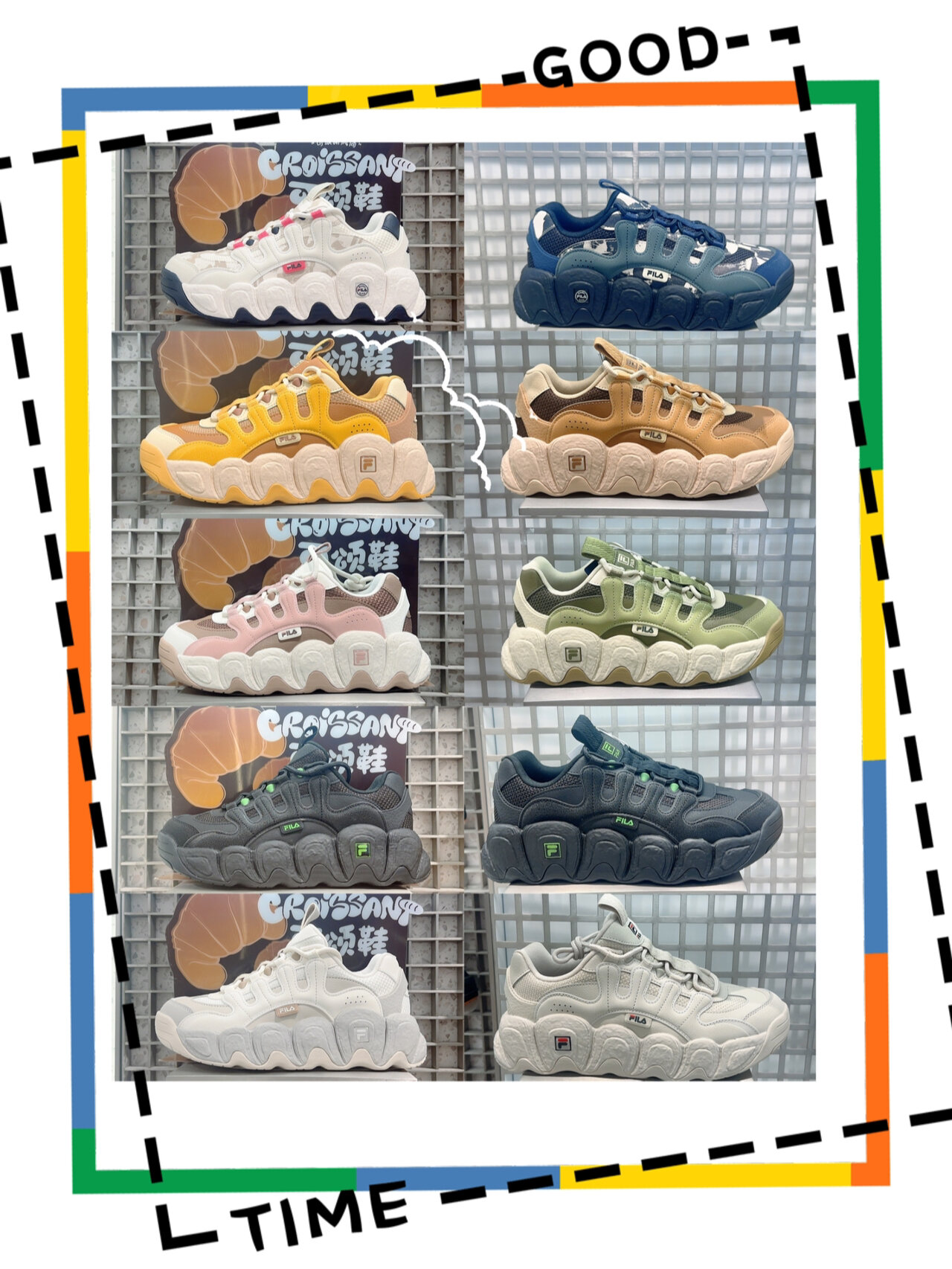 斐乐可颂面包鞋集合版来啦～