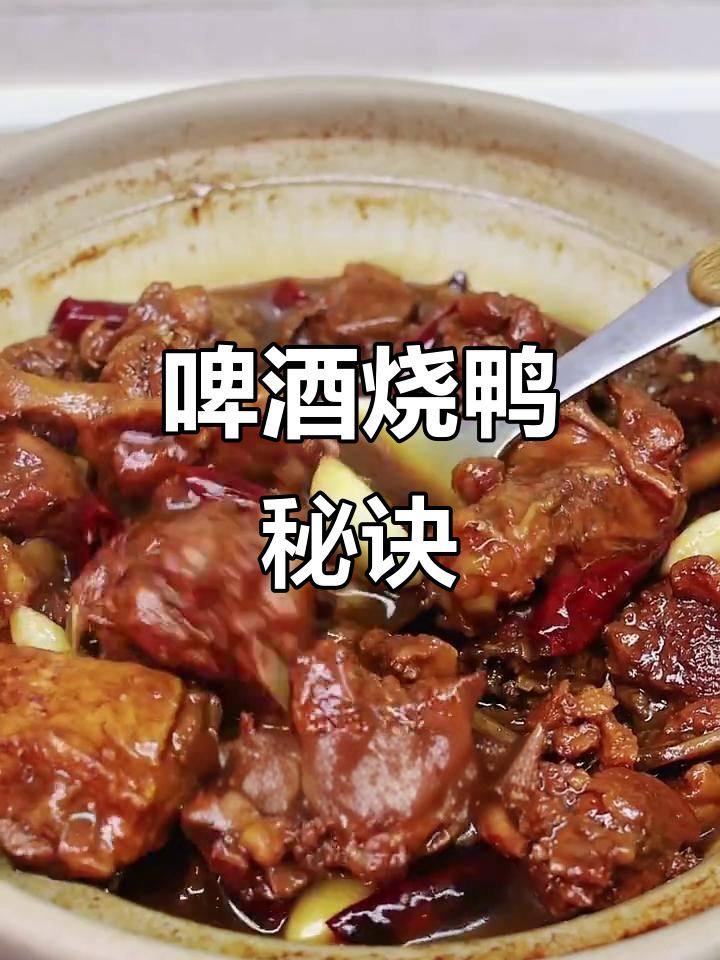 老爸的秘制鸭肉，啤酒炖煮，鲜嫩入味，拌饭吃绝了！
