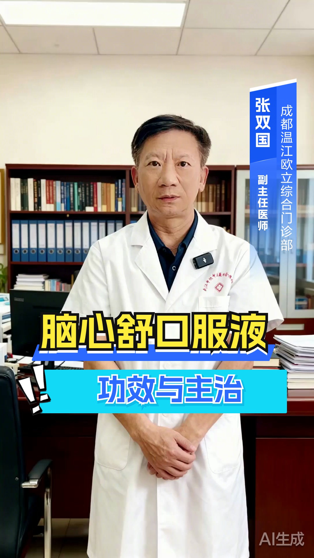 脑心舒口服液的功效与主治