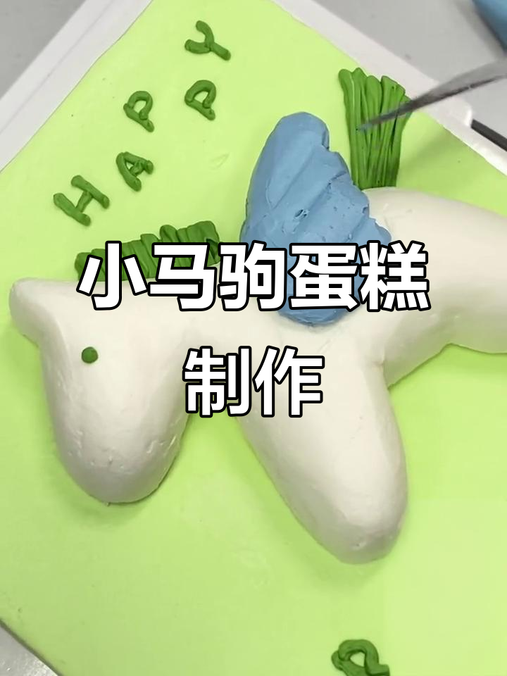 一起做快乐小马驹蛋糕,彩绘乐趣多