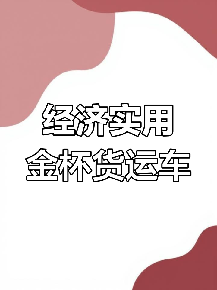 新海狮财富版:高效货运面包车