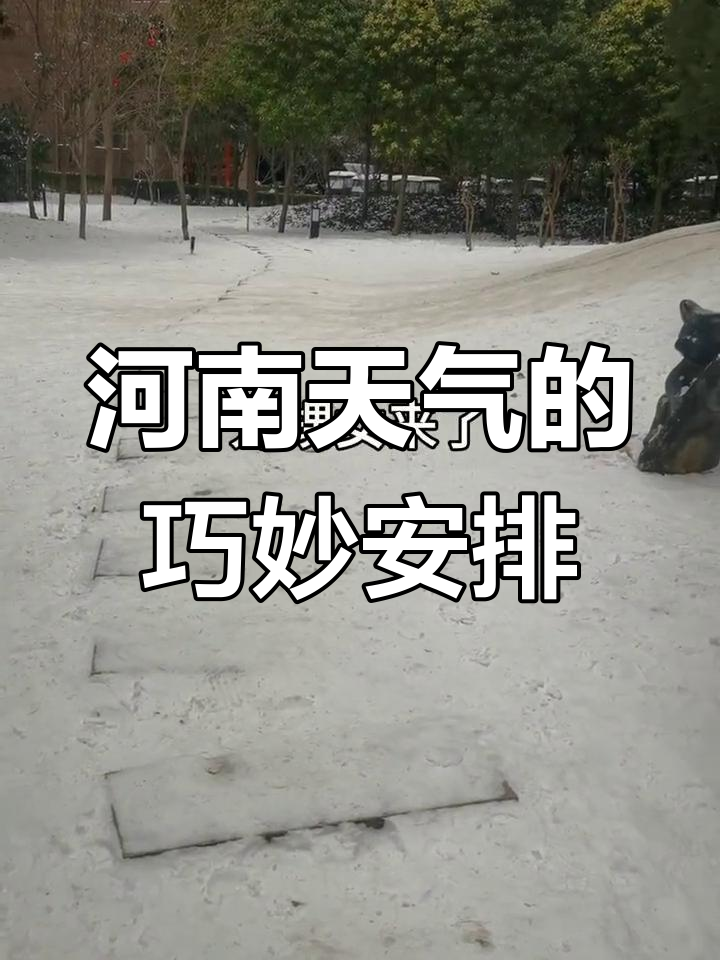河南天气善解人意,雪冻肉温交替