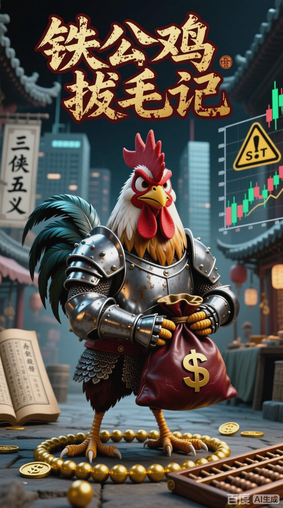 铁公鸡,一毛不拔的趣解