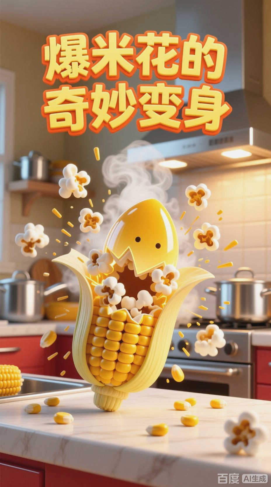 玉米粒变身爆米花的奇妙之旅
