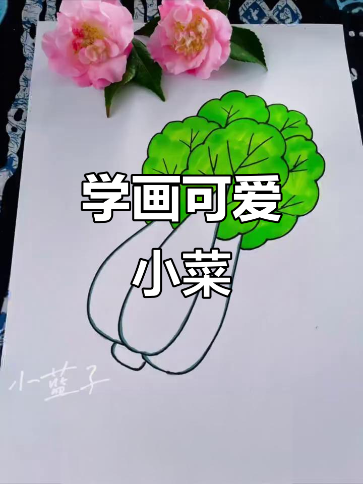 轻松画青菜，简单又有趣！