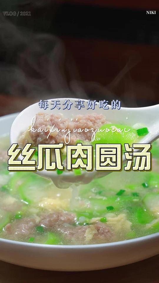 丝瓜肉圆汤