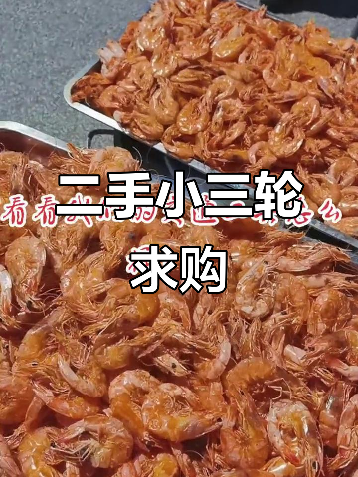 想买辆二手三轮车,海鲜生意必备!