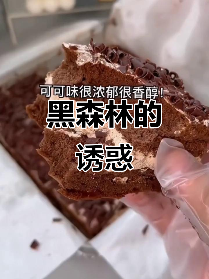 这款黑森林蛋糕,口感绝佳,吃过的都说好!