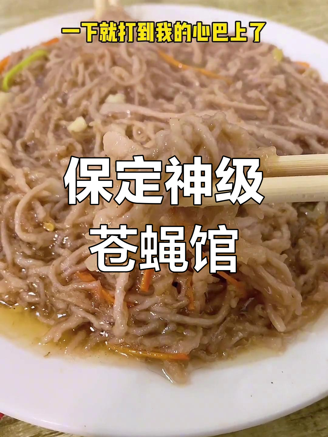 保定老字号苍蝇馆,鱼香肉丝配白饭绝了!