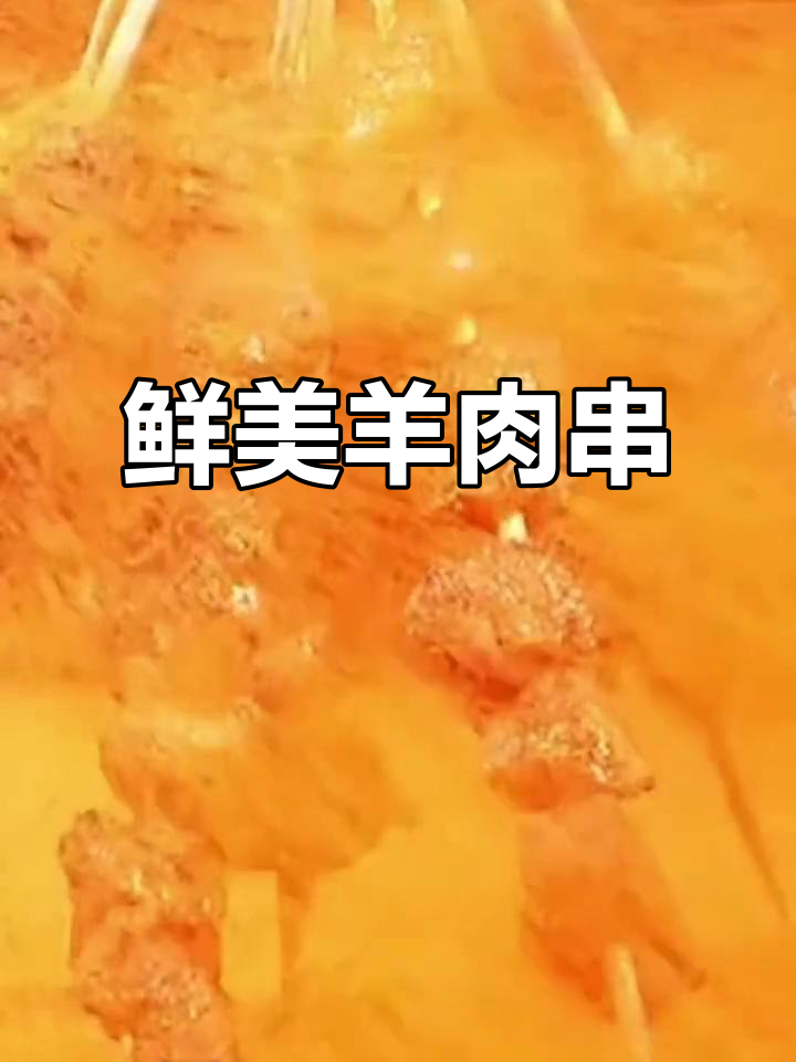内蒙古羊肉串,新鲜美味,家庭烧烤必备