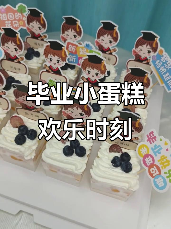 幼儿园毕业小蛋糕,庆祝快乐时光