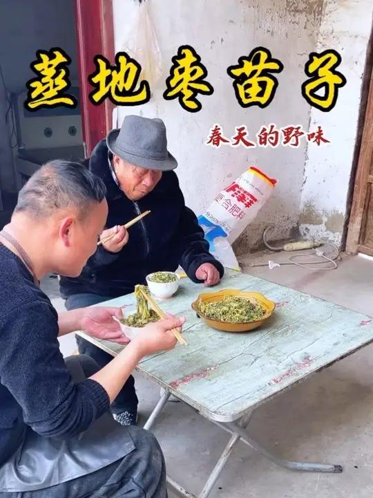 #蒸菜 #舌尖上的乡村美食 #蒸野菜 #抖出家乡味 #我要上热门 春天的野菜你吃过这个吗?