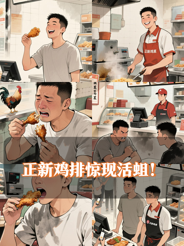 正新鸡排被曝“鸡腿大量生蛆”!记者实地探访