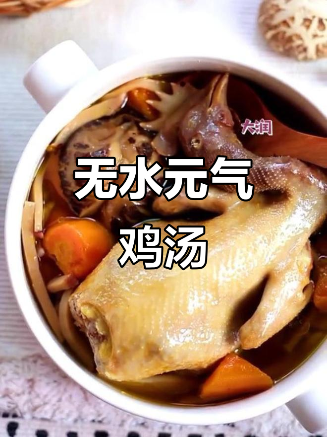 蒸汽饭煲无水炖鸡汤,滋补又清热