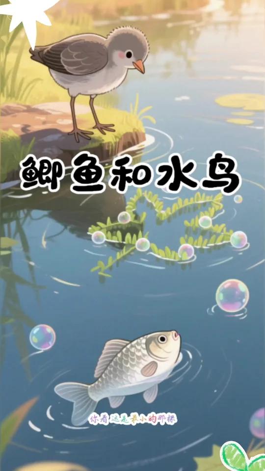 有声绘本故事—《鲫鱼和水鸟》