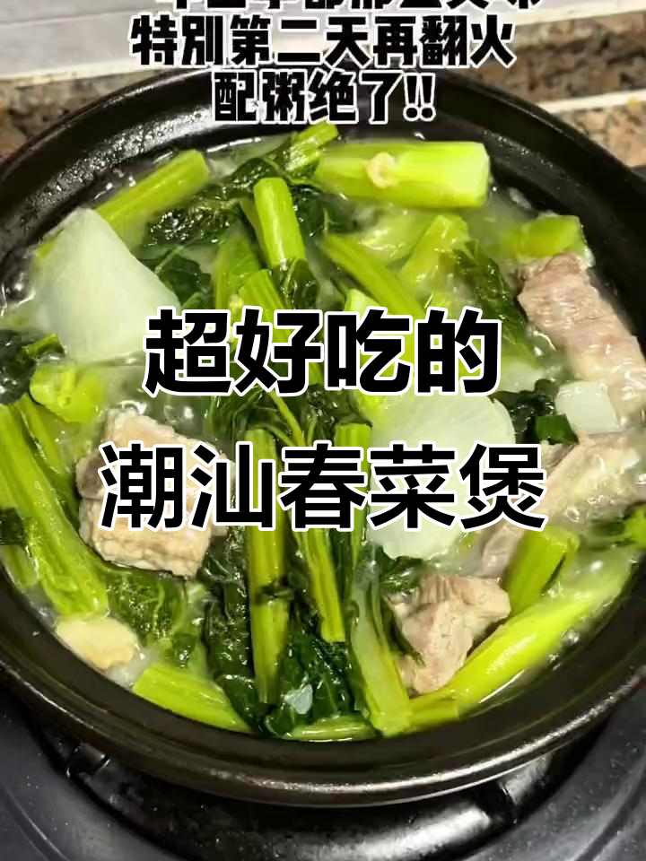 潮汕春菜煲,家常美味让你停不下来
