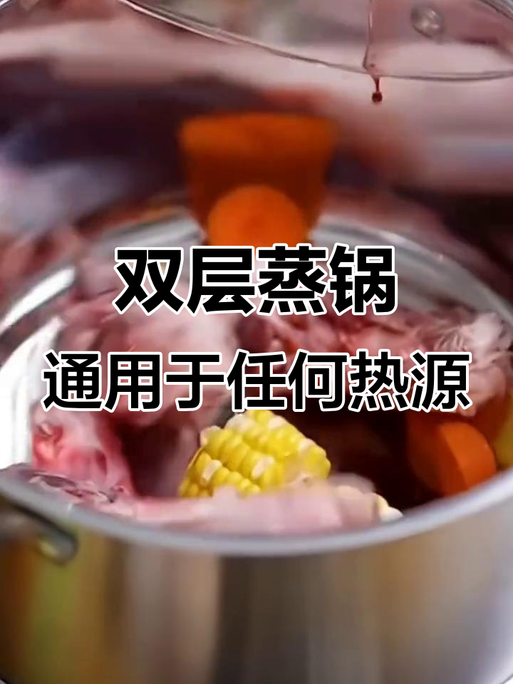 苏泊尔双层蒸锅,电磁炉燃气灶通用,厨房必备神器