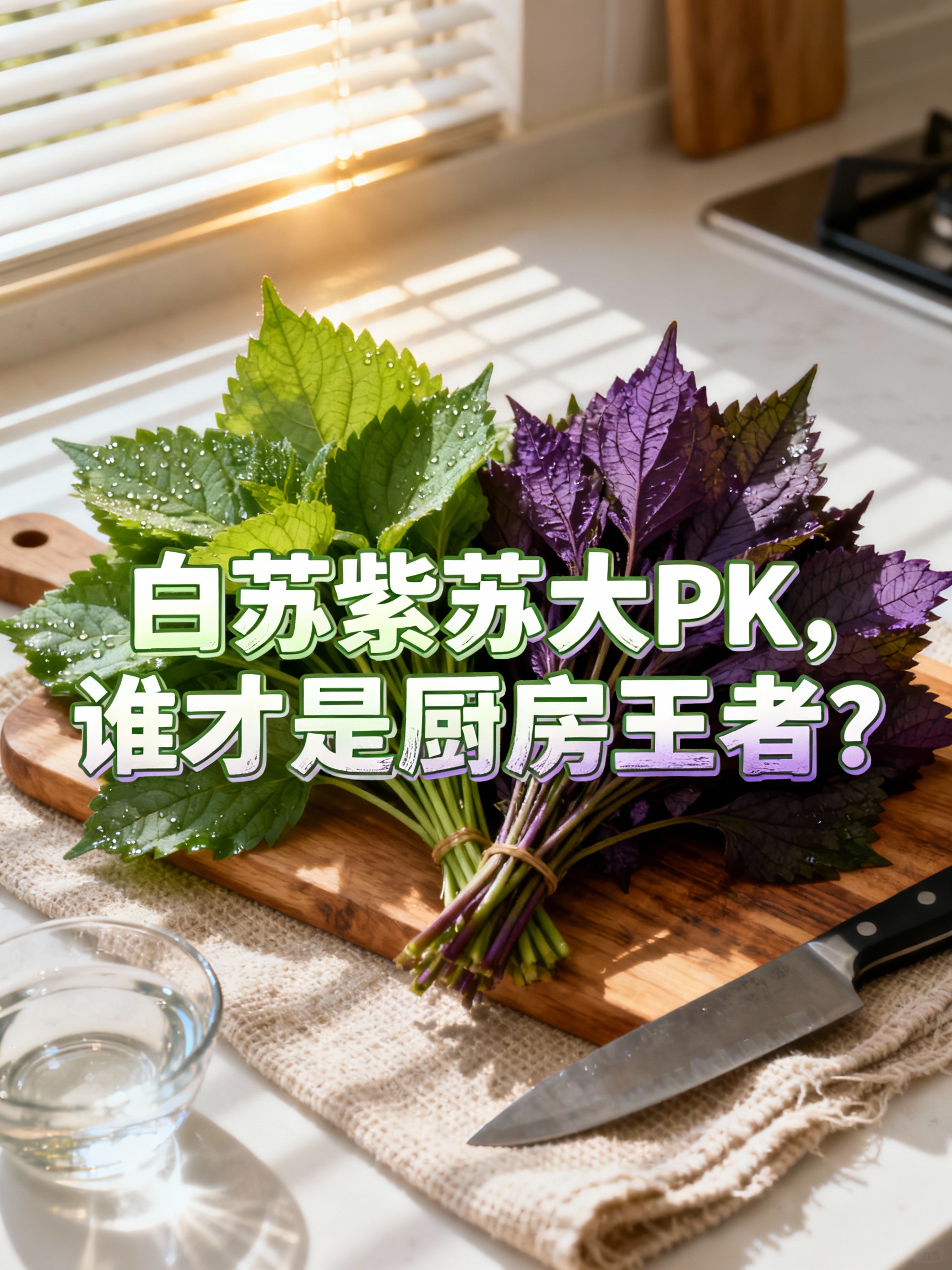 白苏紫苏大PK,谁才是厨房王者?
