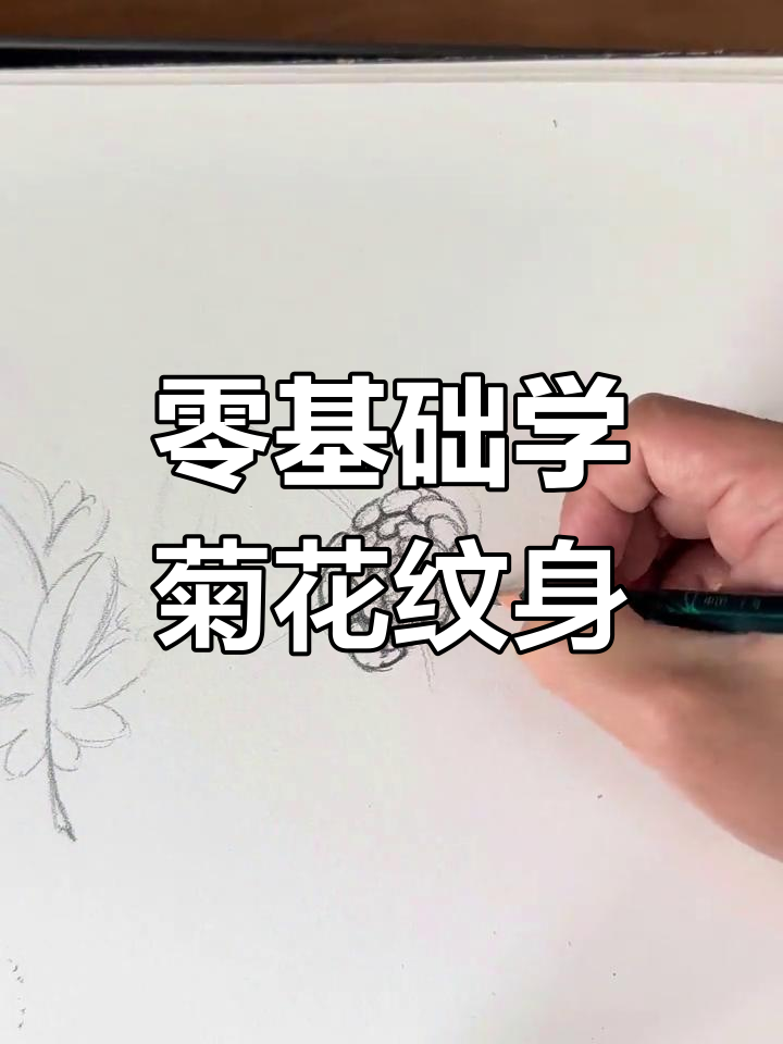 零基础学纹身:从菊花绘画到技巧掌握