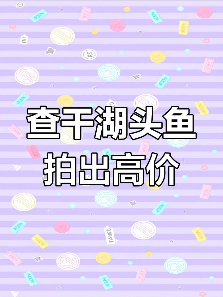 查干湖头鱼拍卖创天价,38斤胖头鱼卖299.99万元