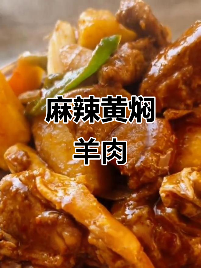 黄焖羊羔肉，麻辣鲜香，口感软烂，做法超简单
