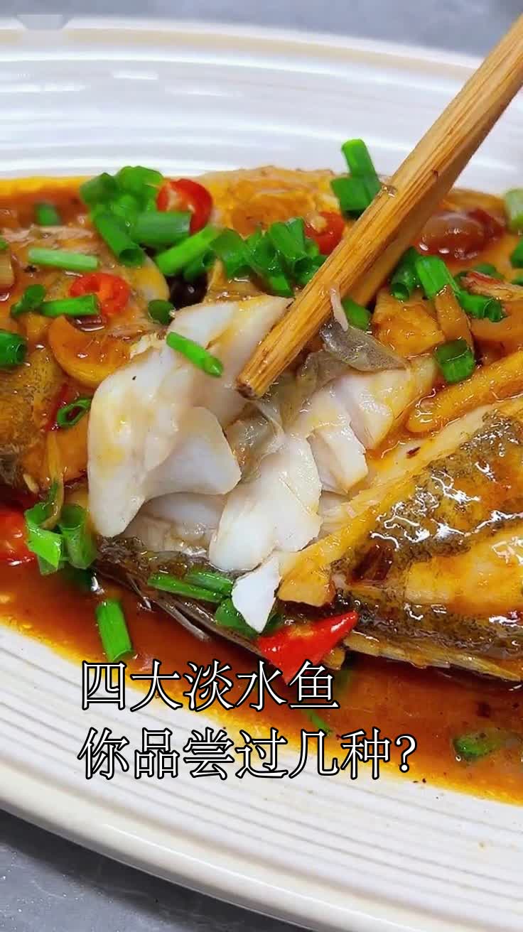四大淡水鱼你品尝过几种？