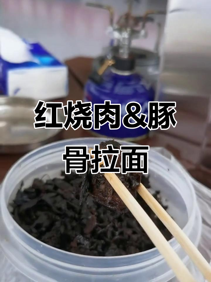 野餐必备!红烧肉与豚骨拉面的完美搭配