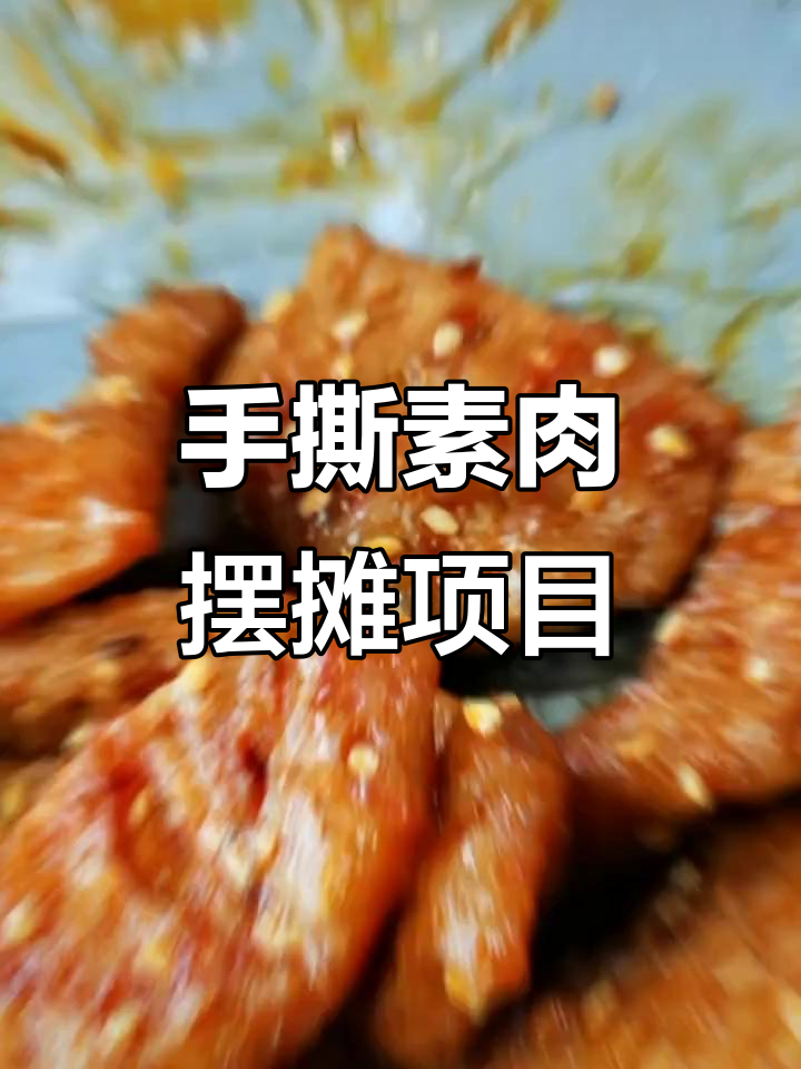 邯郸孙大妈手撕素肉,摆摊创业新机会