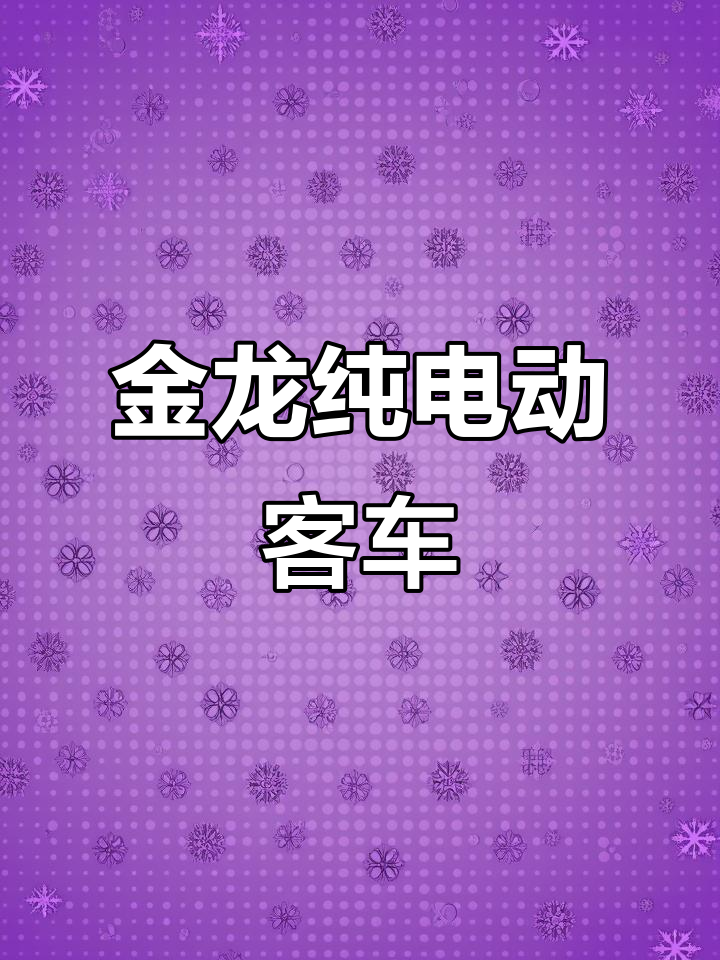 南京金龙新能源客车,助力绿色出行