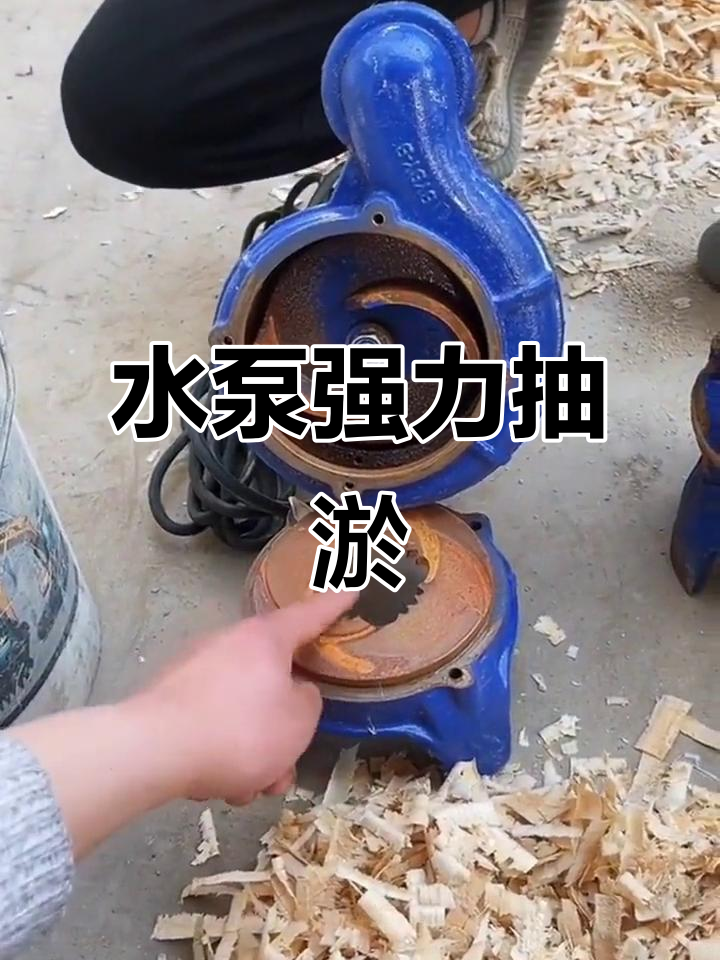抽鱼塘淤泥,超强水泵助力清淤工作