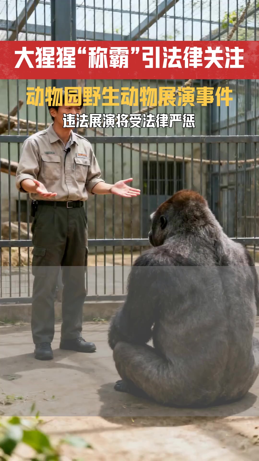 大猩猩控制鳄鱼等动物事件 野生动物保护相关法律制度有何规定