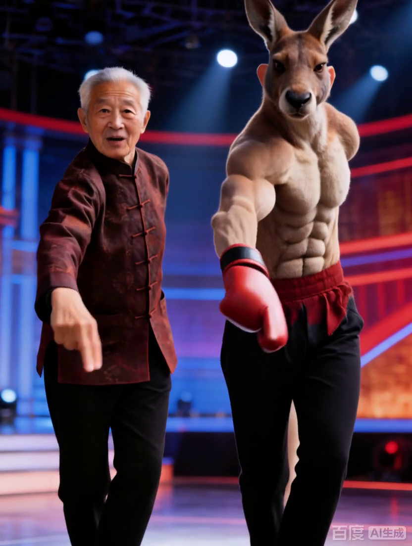 功夫爷爷VS肌肉袋鼠
