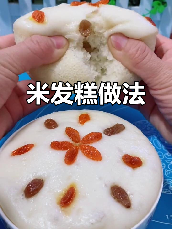 益生菌酵母发酵米发糕，蓬松劲道又美味