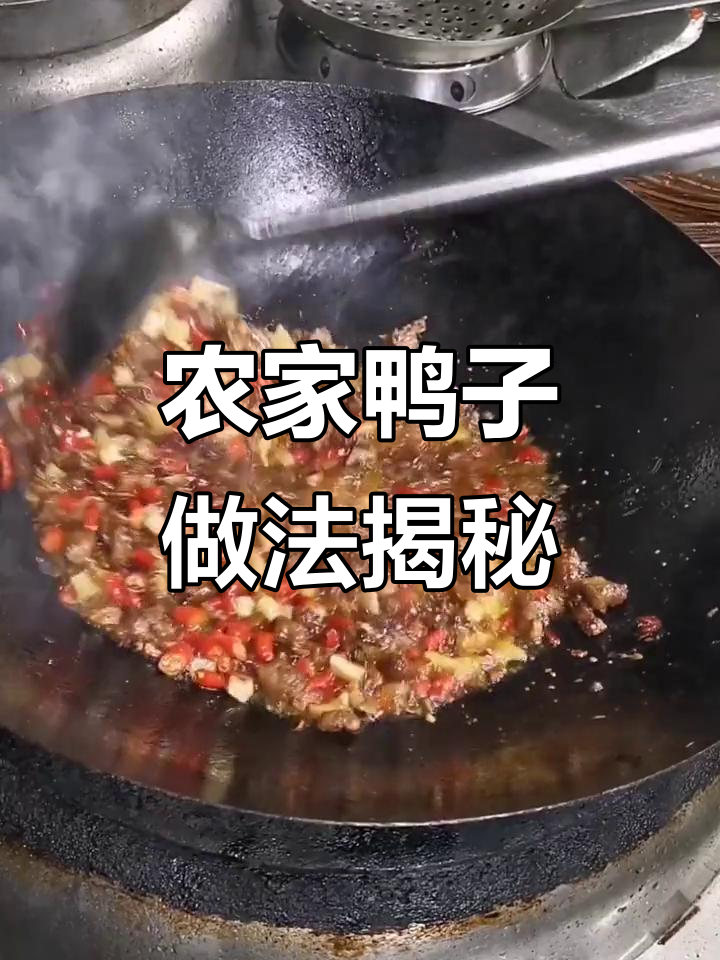 农村土鸭子的独特烹饪技巧,爆炒与炖汤完美结合