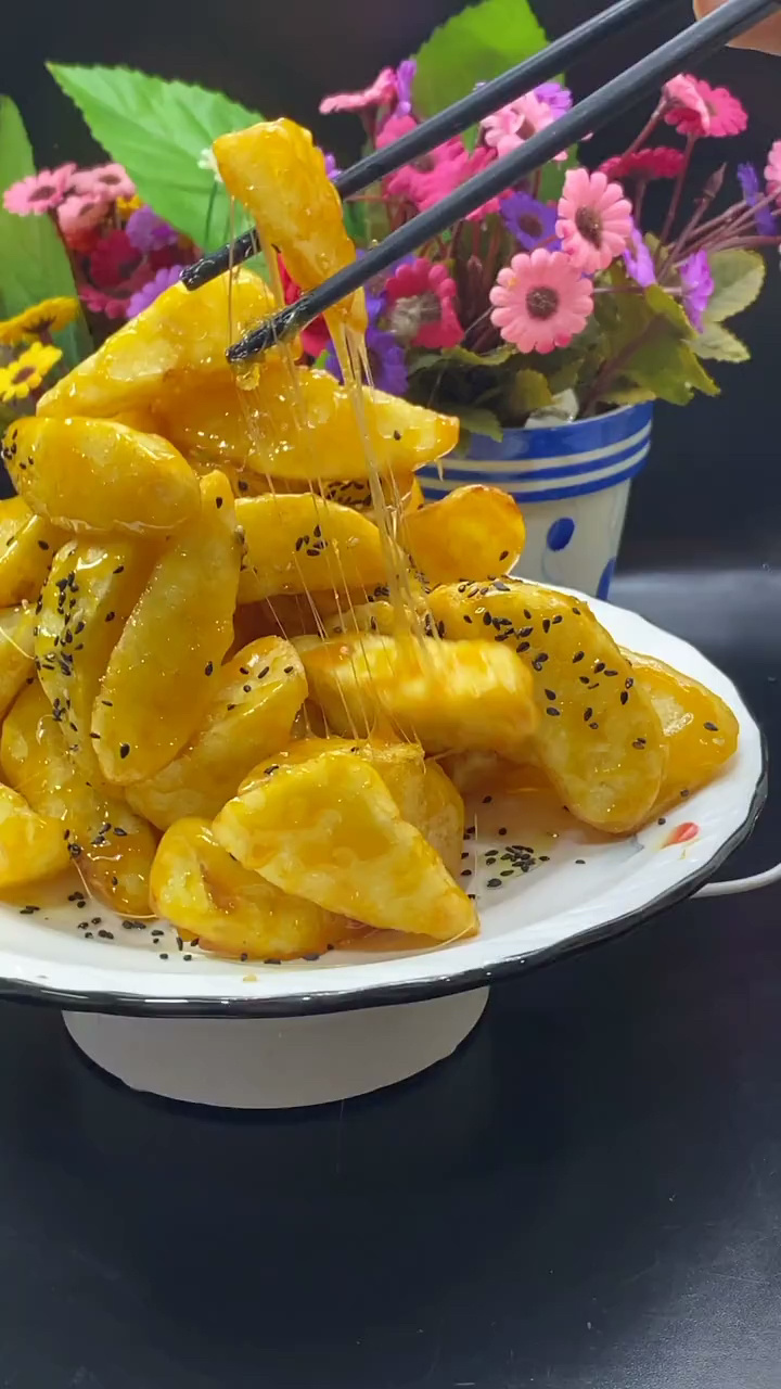 拔丝苹果好吃的家常做法