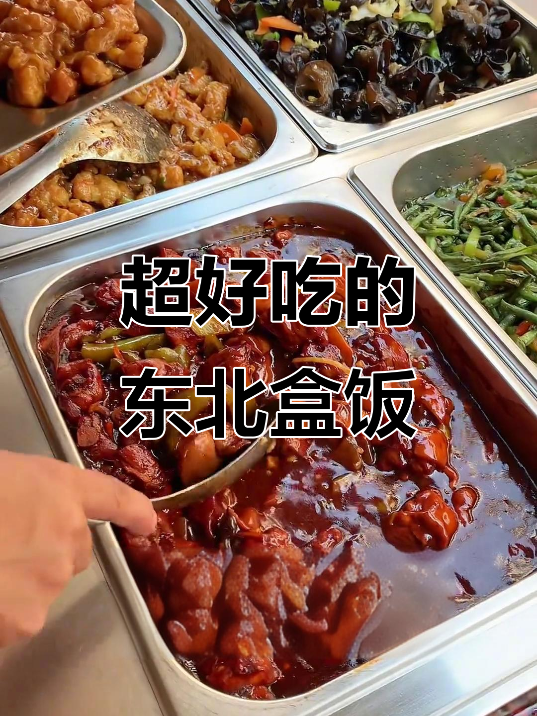 东北盒饭大揭秘!这家的烧茄子和溜肉段太香了
